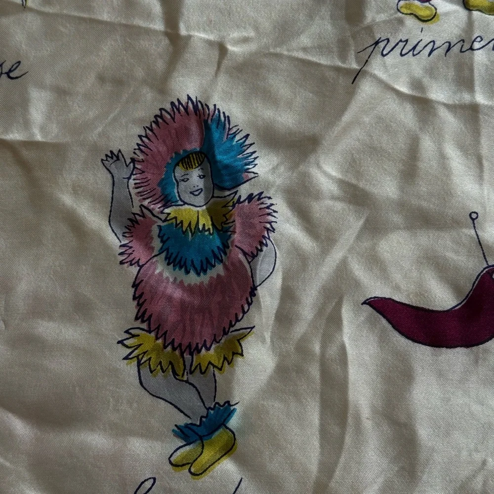 French Scarf with Merlot colored Border